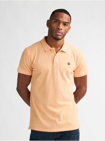 Petrol Industries Klassisches Poloshirt Dolphin in Orange