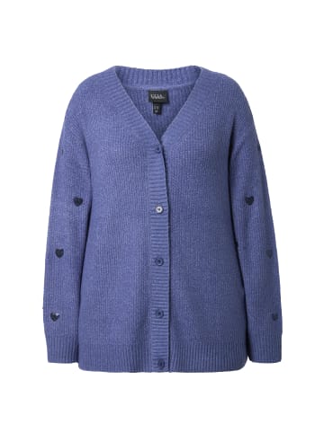 Ulla Popken Strickjacke in atlantikblau