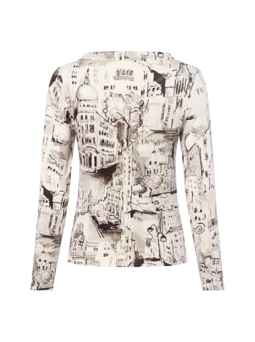 MARC CAIN COLLECTIONS Langarmshirt in ecru grau