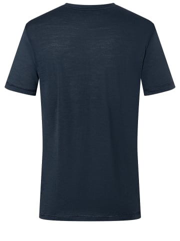 super.natural Merino T-Shirt in blau