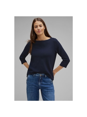 Street One Langarmshirt in deep blue