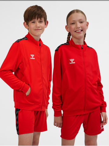 Hummel Reißverschluss Jacke Hmlauthentic Kinder in TRUE RED