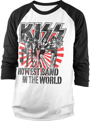 Kiss Longsleeve in Weiß