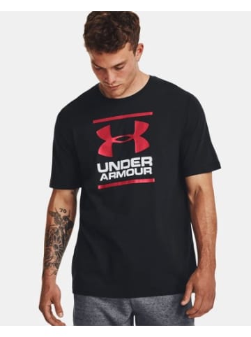 Under Armour Tshirt in Schwarz/Rot/Weiß
