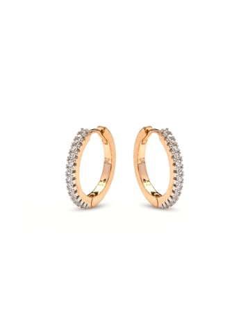 Luxenter Ohrringe Nasgar mit 18 Karat Gelbgold-Finish – NASGAR