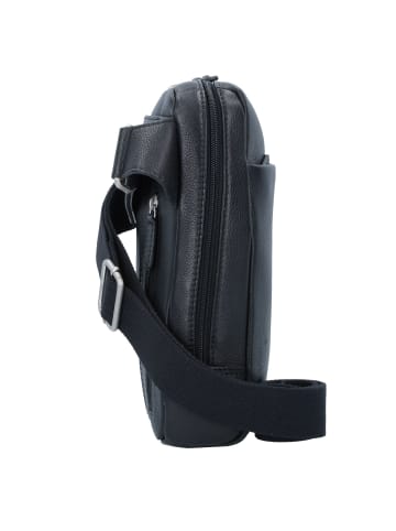 Leonhard Heyden Berlin Umhängetasche Leder 23 cm schwarz