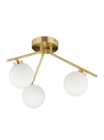 relaxdays Deckenlampe in Gold - Ø 36 cm