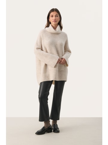 PART TWO Poncho ToccasPW Lockere Passform in Birch Melange