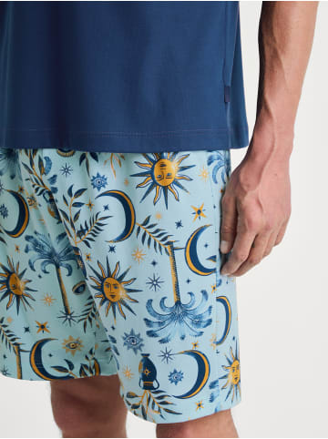 Calida Pyjama in pottery blue