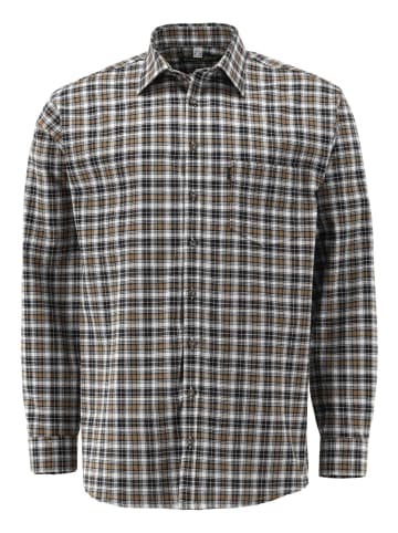 Tom Collins Hemd Kevir in dunkelbraun