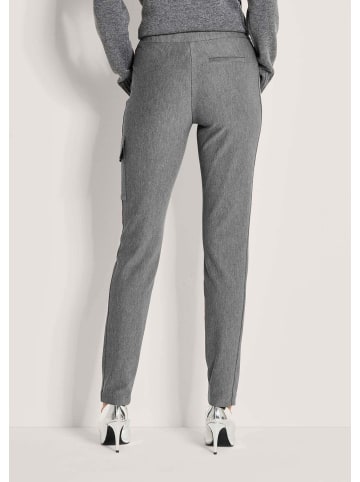 MADELEINE Cargo-Jerseyhose mit Kordelzug in bleigrau / melange