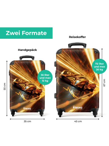NoBoringSuitCases Suitcase, Handgepäck, Koffer, Trolley, Reisekoffer Futuristisches Design