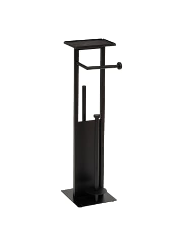 5five Simply Smart WC-Papierhalter in schwarz
