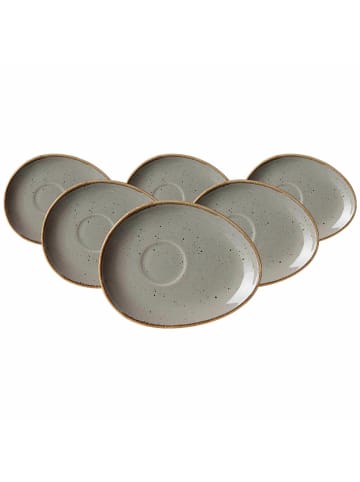 Ritzenhoff & Breker 6er Set Kaffeeuntertassen Taste 17 x 13,5 cm in taupe