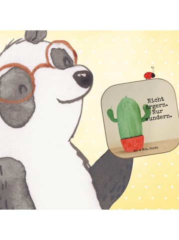 Mr. & Mrs. Panda Bierdeckel Kaktus Wut Design mit Spruch in Weiß