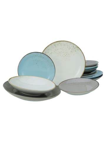 CreaTable 12-tlg. Teller Set Nature Collection Skandinavien in mehrfarbig