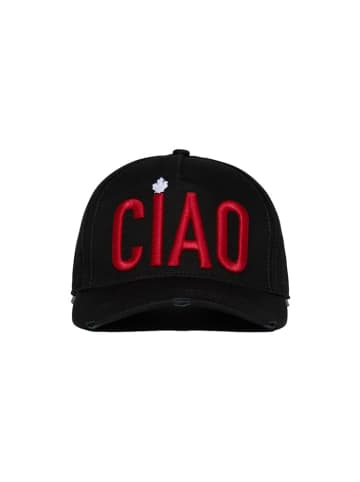 Dsquared2 Ciao Logo Baseball Cap Schwarz Unisex