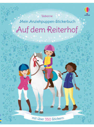 Usborn Papeterie/PBS - Mein Anziehpuppen-Stickerbuch - Auf dem Reiterhof