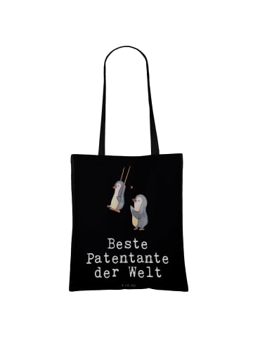 Mr. & Mrs. Panda Einkaufstasche Pinguin Beste Erfindungante der Wel... in Schwarz