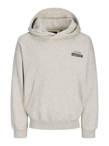 Aprel Kapuzenpullover in White Melange