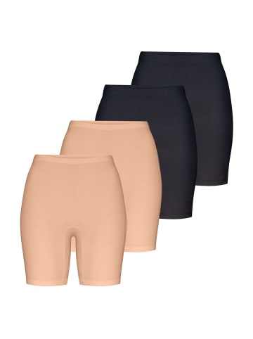 Nur Die  Shorts Reibungslos in schwarz, beige