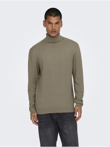 ONLY & SONS Strickpullover in Desert Taupe