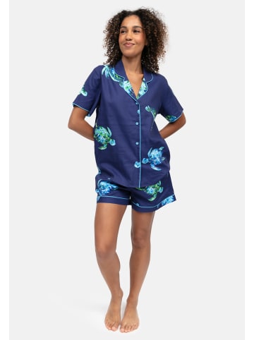 Cyberjammies Ashley Pyjama Top in marine