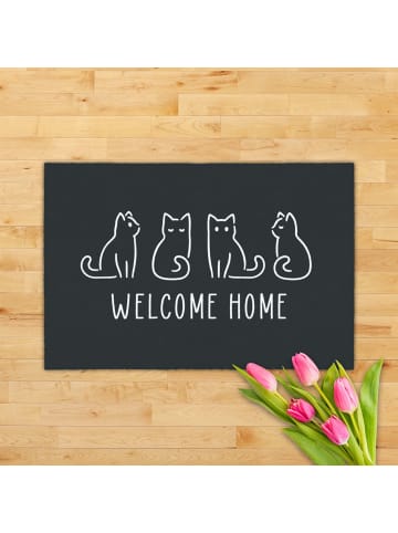 GMD Living Fußmatte WALTROP "Welcome Home" in Farbe Anthrazit