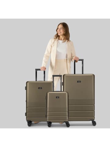 Camel Active Hanoi 4 Rollen Kofferset 3-teilig mit Dehnfalte in khaki