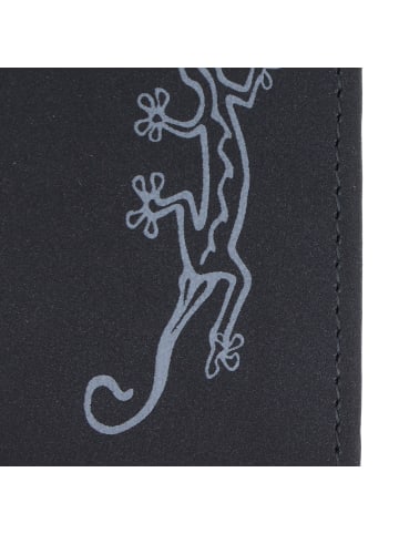 oxmox New Cryptan Geldbörse RFID Schutz 13 cm in schwarz-lizard grey