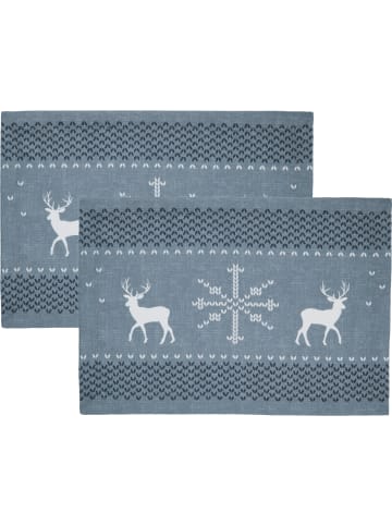 Erwin Müller Tischset 2er-Pack in grau