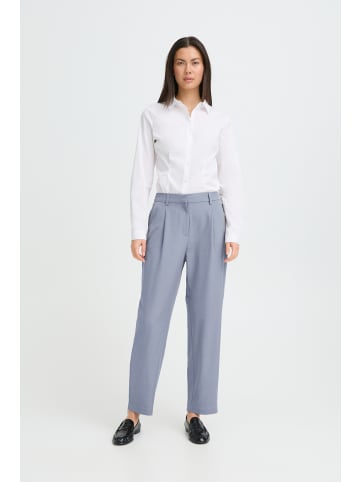 ICHI Hose IHFAVA Slim fit in Grey melange