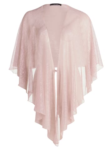 Vera Mont Cape im Glitzer-Look in Rosé/Silver