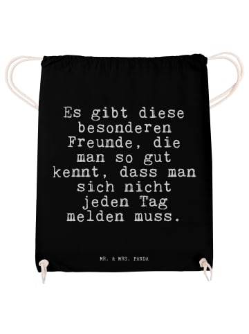 Mr. & Mrs. Panda Jutebeutel Es gibt diese besonderen... mit Spruch in Schwarz