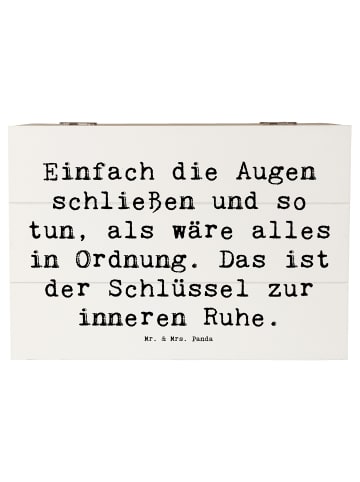 Mr. & Mrs. Panda fotobox Spruch Innere Ruhe mit Spruch in Weiß