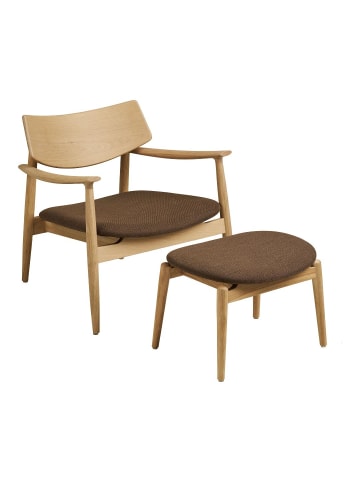 ebuy24 Sessel Gina Eiche 68 x 68 cm