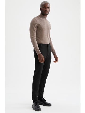 DeFacto Stehkragenpullover SLIM FIT in Beige