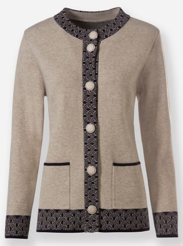 WITT WEIDEN Strickjacke in sesam-meliert