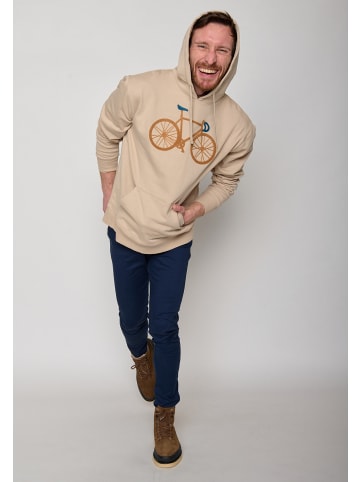 GreenBomb Hoodie Bike Fluffy in Kaffee Latte