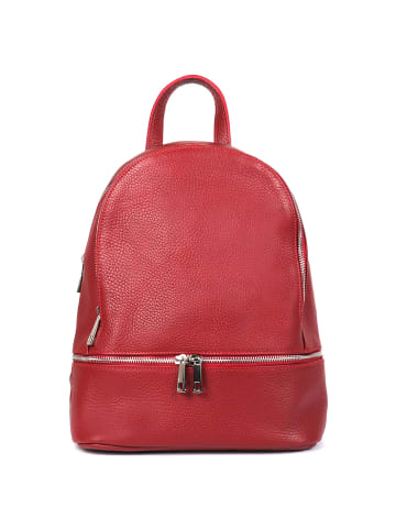 Florence Florence Cityrucksack Leder rot ca. 32cm