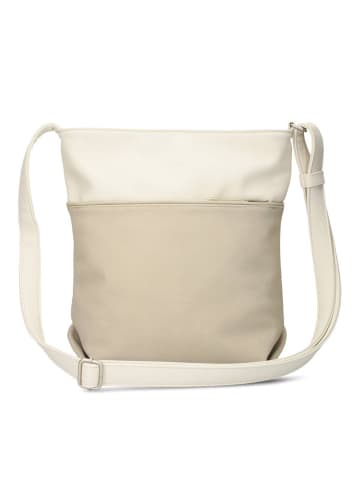 Zwei Jana Umhängetasche 29 cm in nubuk linen
