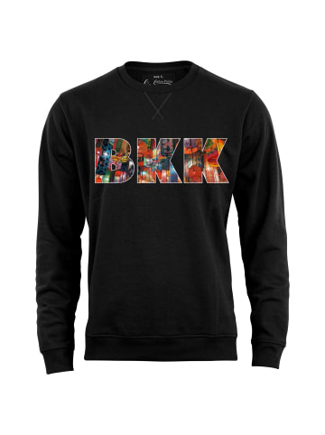 Cotton Prime® Skyline Sweatshirt "Bangkok" - Weltenbummler Kollektion in Schwarz