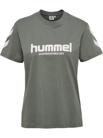 Hummel T-Shirt Hmllegacy Damen in CASTOR GRAY