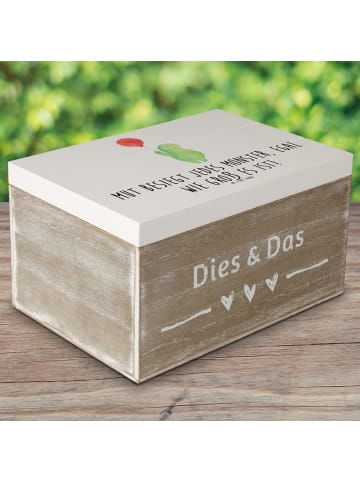 Mr. & Mrs. Panda Kiste Ängste vor Monstern besiegen mit Spruch in Weiß