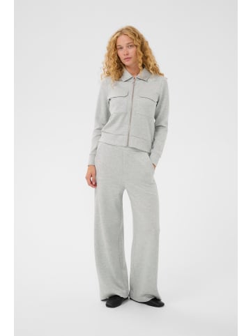 InWear Sweatjacke BecaIW Gerade Passform in Granite Melange
