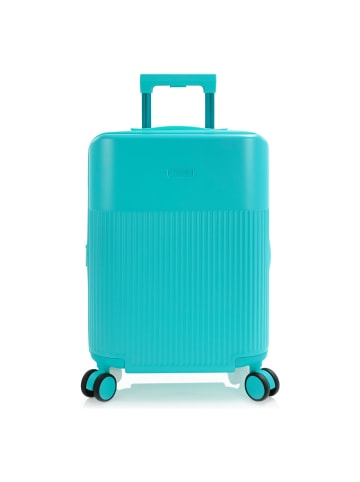 Heys HiLite 4 Rollen Kabinentrolley S 52.5 cm mit Dehnfalte in aqua breeze