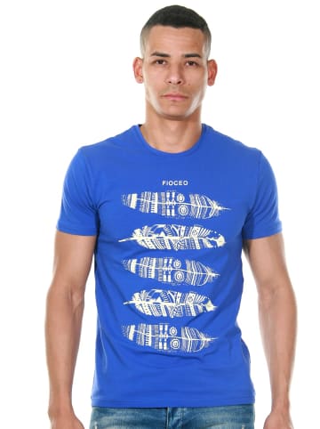 FIOCEO T-Shirt in blau