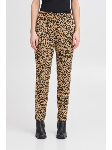 ICHI IHKATE LEOPARD JACQUARD PA Regular fit in Natural Leo Jacquard