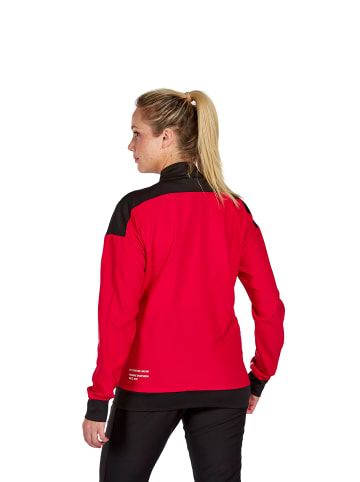 erima Damen Change By Erima Präsentationsjacke in rot/schwarz/weiss