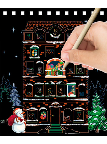 Goki Magischer Kratzel Adventskalender - ab 3 Jahren